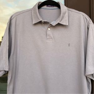 johnnie-O Grey (Cloud Break) "Phoenix CC" Polo Shirt M
